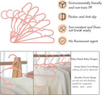 60 Pack Pink Kids Hangers 11.6 Inch - Image 3