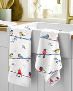Flour Sack Kitchen Towels Set of 2-18x26 Cotton Dish Towels - Image 2