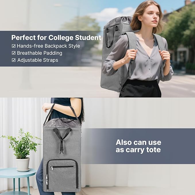 Bukere Laundry Backpack for College Students Dorm Essentials, Extra Large 90L - Image 4