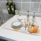 Fall Pumpkin Maple Dish Drying Mat - Image 6