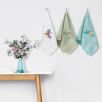 3 Pcs Hummingbird Hand Towels Farmhouse Garden Hummingbird Bathroom Decor 14x29 - Image 3