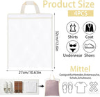 4Pcs Small Mesh Laundry Bags for Delicates Hanging Mini 12 x 10 Inches Durable - Image 2