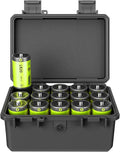 KIWIFOTOS 15 Slots D Battery Organizer Storage Case IP67 Waterproof D Cell LR20 by KIWIFOTOS