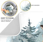 Super Absorbent Dish Drying Mat, Microfiber Fast-Drying Dish Mat, Kitchen Dish - Image 2