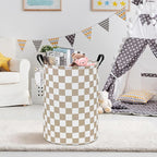 FANKANG Storage Basket, Nursery Hamper Canvas Laundry Basket Foldable - Image 4