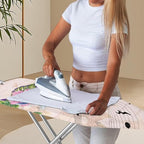 GLENLCWE Blue Hummingbird Hibiscus Music Note Ironing Board Cover Full Size - Image 6