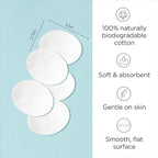 Diane Multi-Layer Cotton Ovals, 100% Pure Cotton, Hypoallergenic, Biodegradable - Image 2