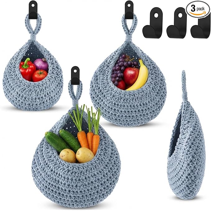Honeydak Boho Decor Hanging Wall Baskets by Honeydak