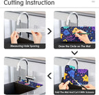 Kitchen Sink Splash Guard 1 PC 30 Inch Sink Faucet Mat Splash Guard - Image 4
