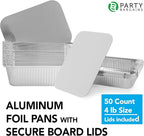 PARTY BARGAINS 4 lb Aluminum Pans - Image 2