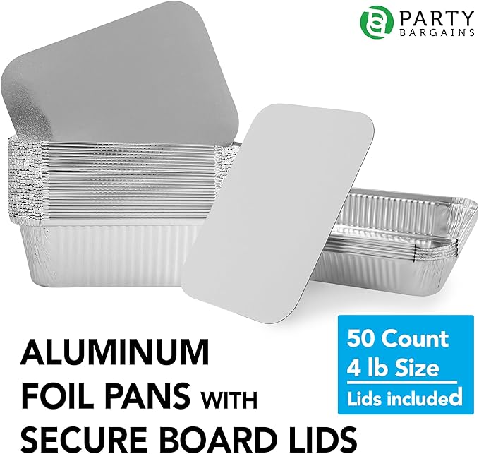 PARTY BARGAINS 4 lb Aluminum Pans - Image 2