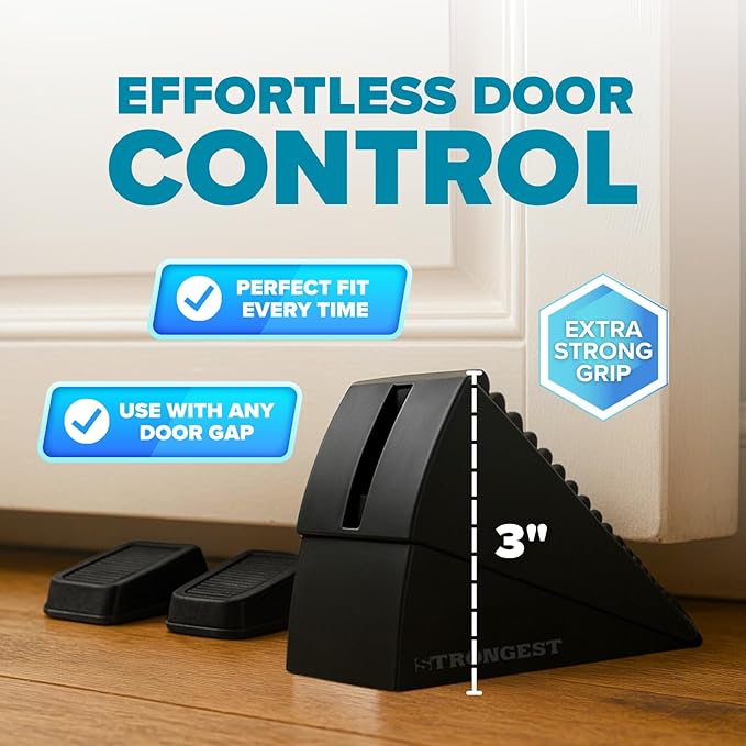 Strongest Home 10 Pack XL Adjustable Door Stopper - Image 2