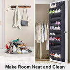 SLEEPING LAMB Over The Door Shoe Organizer - Image 5