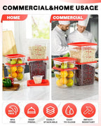 12 Quarts Sous Vide Container: 8 PCS Commercial Food Storage Containers - Image 4