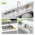 30" x 4" Stone Faucet Mat for Kitchen Sink, Quick Drying Diatomite Sink Tray - Image 8