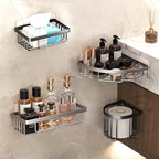 9-Pack Shower Caddy Adhesive Replacement, Transparent Adhesive Hooks Stickers - Image 7