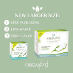 Organyc New and Improved 100% Certified Organic Cotton Inside and Out Overnight - Image 2