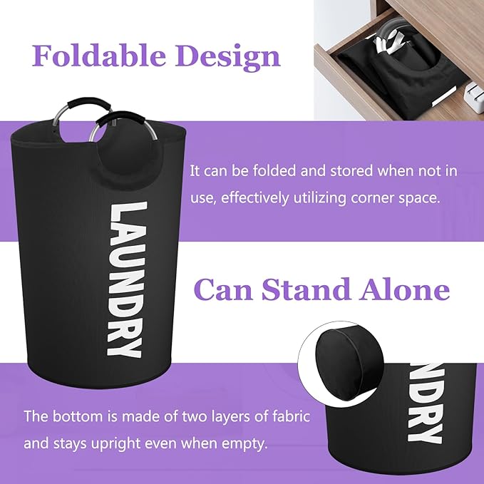 125L Extra Large Laundry Basket - Image 7