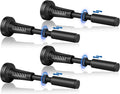 4pcs Adjustable Spring Door Stops, 4.17-5.35in Aluminum Long Door Stoppers by Sckeinwg