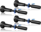 4pcs Adjustable Spring Door Stops, 4.17-5.35in Aluminum Long Door Stoppers by Sckeinwg