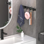 Wall Mounted Coat Rack-5 Hooks, Heavy Duty Stainless Steel Hook Rail - Image 4
