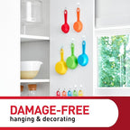 Command Small Clear Wire Toggle Hooks, 10 Wall Hook and 12 Strips, Damage-Free - Image 4