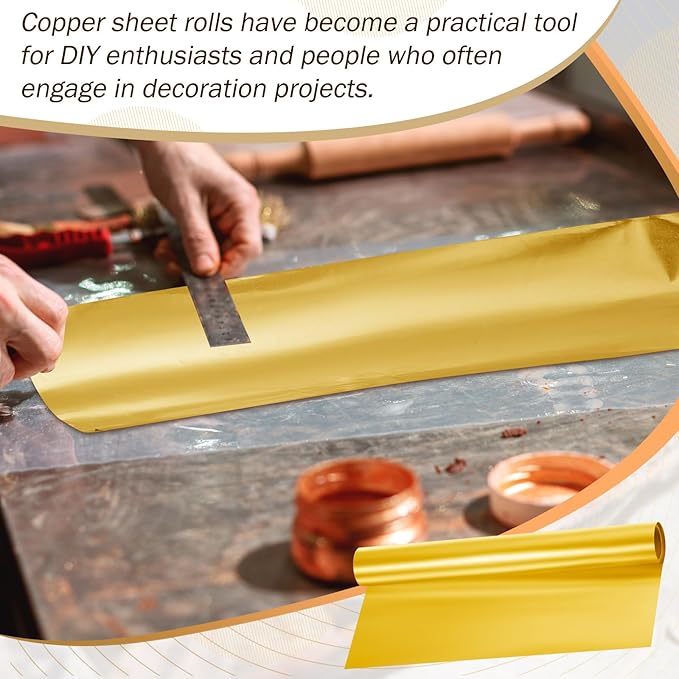 1 Roll Aluminum Metal Crafts DIY Foil 12 Inch x 20 ft x 0.1 mm Thick - Image 3