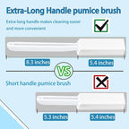 2 Pack Pumice Stone for Toilet Cleaning, Extra Long Handle for Removing Bowl - Image 3