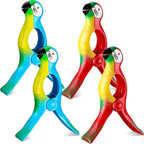 4 Pieces Beach Towel Clip Jumbo Size Chair Clips Towel Holder Clothes Pegs by Waydress