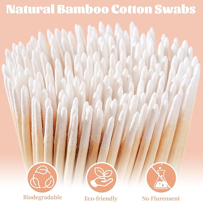 1200PCS Precision Pointed Tips Cotton Swab, 4 inch Microblading Cotton Swabs - Image 2