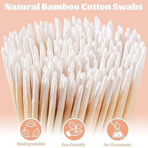 1200PCS Precision Pointed Tips Cotton Swab, 4 inch Microblading Cotton Swabs - Image 2