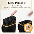 Slim Laundry Hamper, 60L Waterproof Narrow Laundry Basket - Image 3
