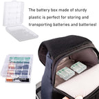 10 Pcs Clear Plastic Cell Battery Storage Case Holder Box, AA/AAA Cell Battery - Image 3
