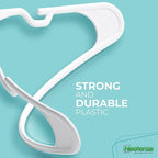 NEATERIZE Clothes Hangers Plastic 20 Pack - Image 6