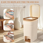 JiatuA Small Bathroom Trash Can - Image 5