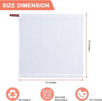 BOOMIBOO 6-Pack Kitchen Dish Cloths, 100% Cotton Waffle Weave, Ultra Soft - Image 2