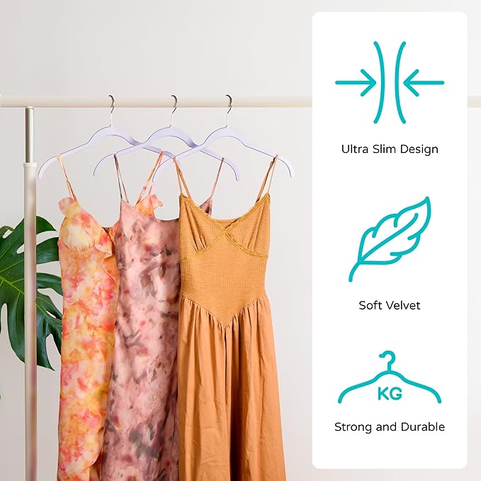 30 Pack Velvet Hangers - Image 3