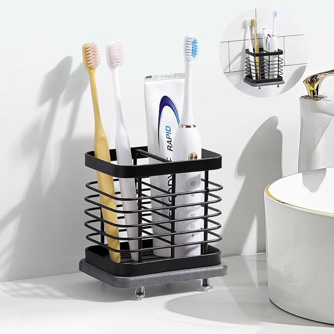 Shinowa Fast-Dry Wall Mounted Toothbrush Holder by Shinowa