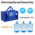 2 Pack Heavy Duty Storage Bags, Reinforced Handles and Zippers, Organizing Bags - Image 3