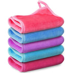Nugilla Makeup Remover Cloth, 5 Packs Reusable Microfiber Makeup Remover Towels by Nugilla