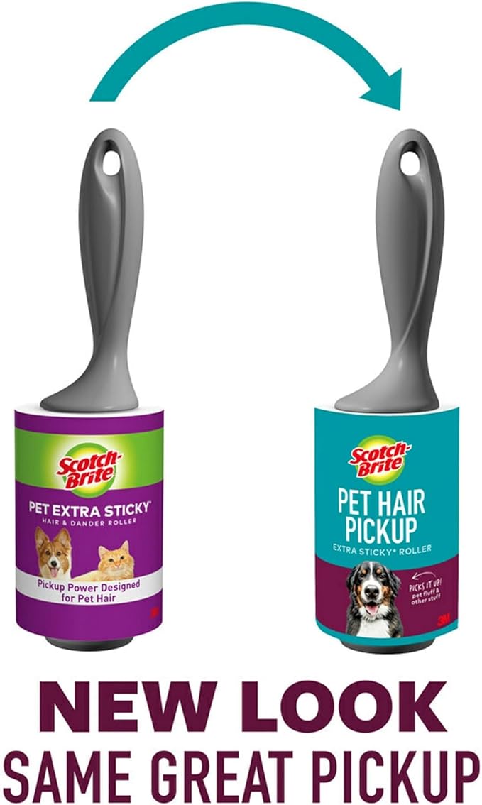 Scotch-Brite Pet Hair Pickup Extra Sticky Lint Roller, Designed - Image 2