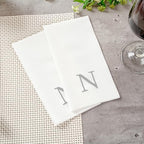 Luxenap 15.8 X 7.9 Inch Linen-Feel Guest Towels, 2000 Lettered Hand Towels - Image 6