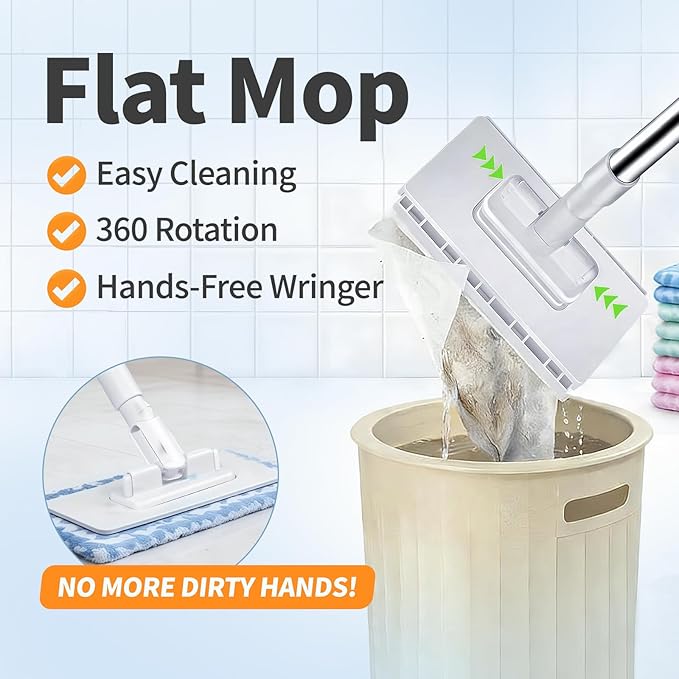 Disposables Dust Mini Mop 2026 New Lazy Mop Magnetic Clip Zero Touch on Snap - Image 6