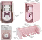 5 Slots Wall Mount Toothbrush Holder - Image 2