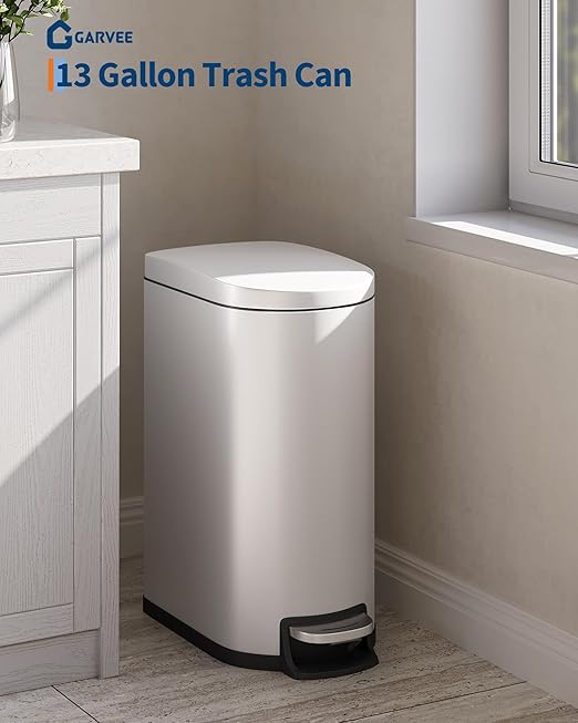 Garvee Slim 13 Gallon Trash Can - Image 4