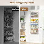 Delamu Over The Door Pantry Organizer, 5-Tier Pantry Door Organizers and Storage - Image 7