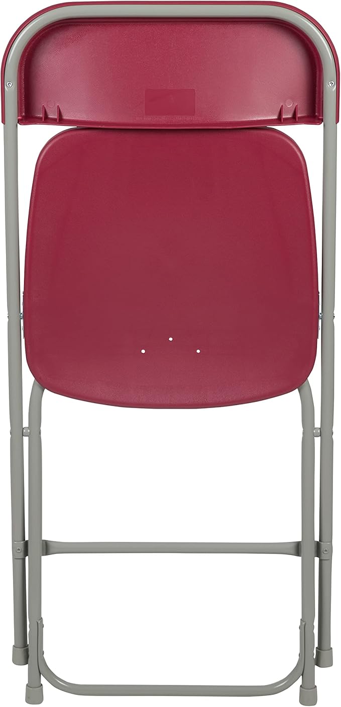 Flash Furniture Hercules Series Plastic Folding Chair - Red - 4 Pack 650LB Weight Capacity Comfortable Event Chair-Lightweight Folding Chair - Image 14