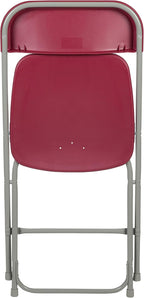 Flash Furniture Hercules Series Plastic Folding Chair - Red - 4 Pack 650LB Weight Capacity Comfortable Event Chair-Lightweight Folding Chair - Image 14