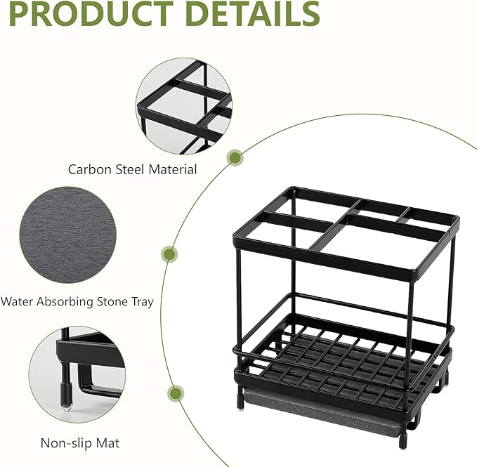 Carbon Steel Toothbrush Holders - Image 5