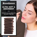 MOONQUEEN Microfiber Facial Cloths Fast Drying Washcloth 12 Pack - Image 2